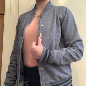 Jock baseball jacket button sweater